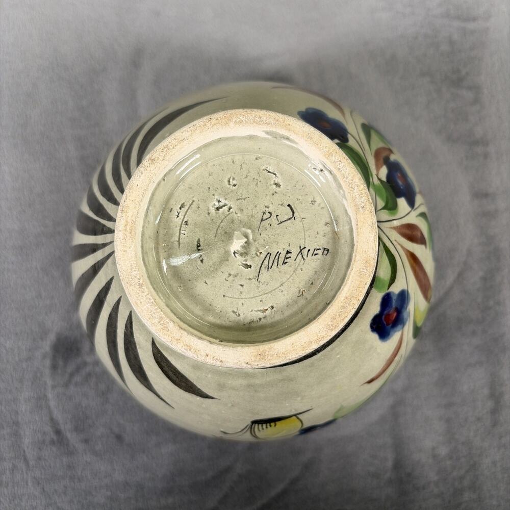 Vintage Japanese Satsuma Ginger Jar Peacock & Floral Jar with Lid 8" Charity - Picture 13 of 16